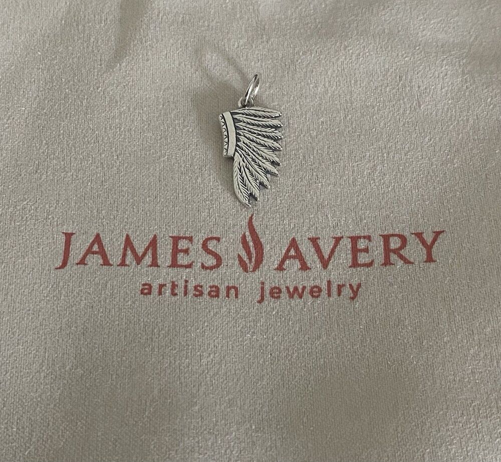 James Avery Retired Indian Headdress Charm